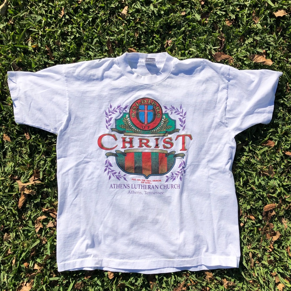 Vintage Soldiers of Christ Shirt